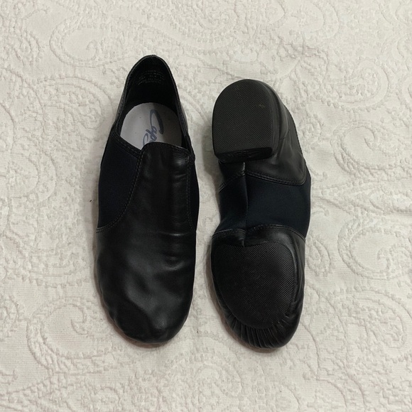 Capezio Shoes - Capezio Size 12M Womens Black Split-Sole Slip-On Dance Shoes